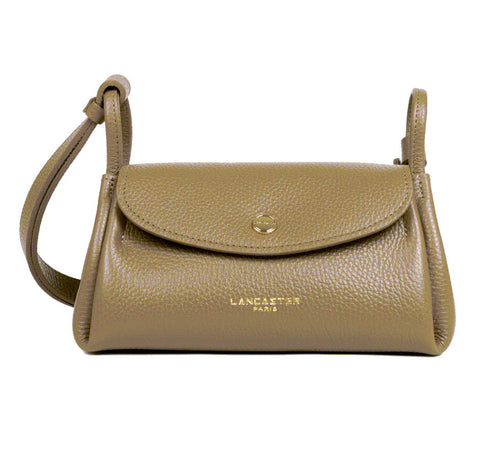 Petit sac à main en cuir Lancaster-Ida Taupe