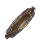 Sac besace en cuir Lancaster-Milano Aria Marron