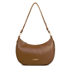 Sac besace en cuir Lancaster-Milano Aria Chataigne