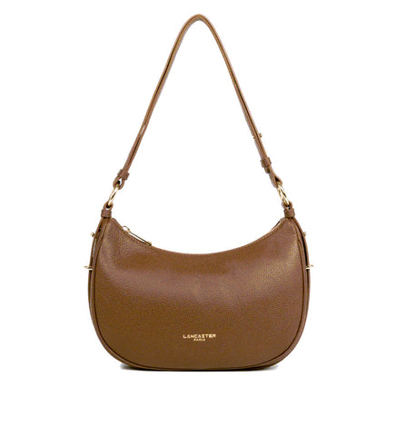 Sac besace en cuir Lancaster-Milano Aria Chataigne