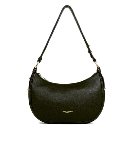 Sac besace en cuir Lancaster-Milano Aria Noir