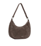 Grand sac besace Suède IT Lancaster Marron
