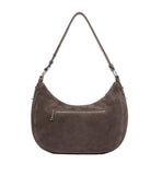 Grand sac besace Suède IT Lancaster Marron