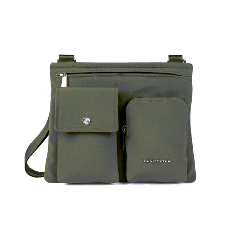 Sac besace Lancaster Basic Pocket Kaki