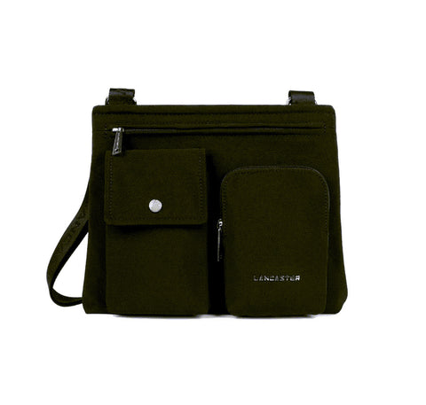 Sac besace Lancaster Basic Pocket Noir