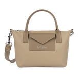 Petit sac à main cabas Storm Lancaster Beige Foncé