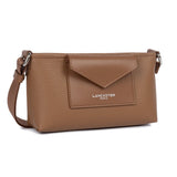 Pochette Lancaster Maya double KBA Moka