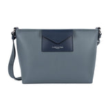 Sac trotteur Lancaster Maya Double  KBA Bleu Givré