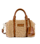 Petit sac polochon Lancaster Moumoute Cognac