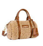 Petit sac polochon Lancaster Moumoute Cognac