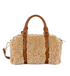 Petit sac polochon Lancaster Moumoute Cognac