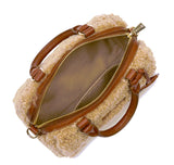 Petit sac polochon Lancaster Moumoute Cognac