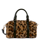 Petit sac polochon Lancaster Moumoute Léopard