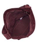 Sac seau en suédine Lancaster KBA Bordeaux