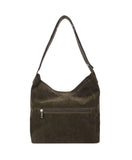Sac seau en suédine Lancaster KBA Kaki