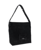 Sac seau en suédine Lancaster KBA Noir