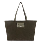 Sac cabas en suédine Lancaster KBA Kaki