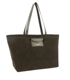 Sac cabas en suédine Lancaster KBA Kaki