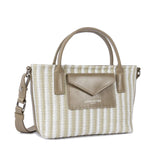 Sac à main cabas Lancaster KBA Marinière Osier