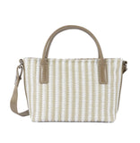 Sac à main cabas Lancaster KBA Marinière Osier