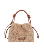 Petit sac besace Moumoute Lancaster Cognac