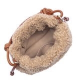 Petit sac besace Moumoute Lancaster Cognac