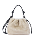 Sac besace Moumoute Lancaster Ecru Noir
