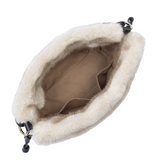 Sac besace Moumoute Lancaster Ecru Noir
