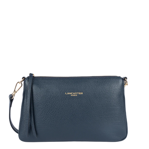 Petit sac à main en cuir Dune Lancaster Bleu Foncé