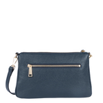 Petit sac à main en cuir Dune Lancaster Bleu Foncé