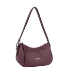 Sac à main besace en cuir Dune Bordeaux Lancaster