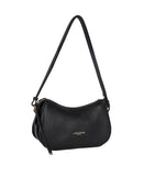 Sac à main besace en cuir Dune Lancaster Noir