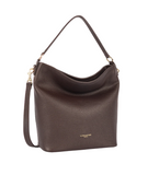 Grand sac seau en cuir Dune Marron Lancaster