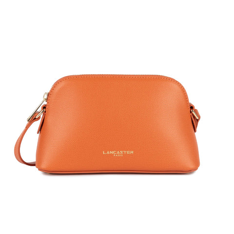 Petit sac à main demi-lune en bandoulière Sierra Jia Orange Lancaster