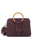 Petit sac à main Camomille Woomen coloris Prune