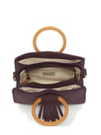 Petit sac à main Camomille Woomen coloris Prune