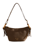 Petit sac en bandoulière Camomille Woomen Chocolat