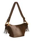 Petit sac en bandoulière Camomille Woomen Chocolat