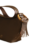 Petit sac en bandoulière Camomille Woomen Chocolat