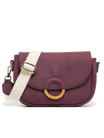 Sac à main M Crocus coloris Prune