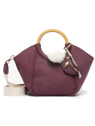Sac à main vegan Crocus Woomen Coloris Prune