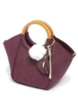 Sac à main vegan Crocus Woomen Coloris Prune