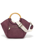Sac à main vegan Crocus Woomen Coloris Prune