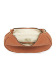 Sac à main bandoulière végan Woomen Crocus Marron