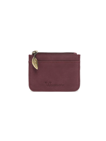 Porte-cartes Prune- Pratique et Vegan