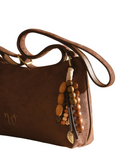 Sac en bandoulière M Ginseng Woomen Chocolat