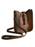Sac à main en bandoulière Ellebore Woomen Chocolat