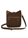 Sac à main en bandoulière Ellebore Woomen Chocolat