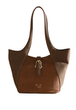 Sac à main épaule Ellebore Woomen Chocolat