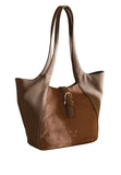 Sac à main épaule Ellebore Woomen Chocolat